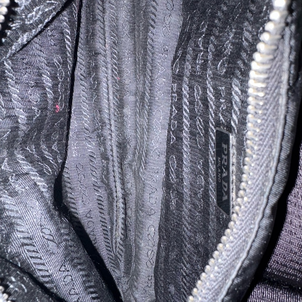 Prada Black Nylon Zip Pouch - Picture 9 of 9
